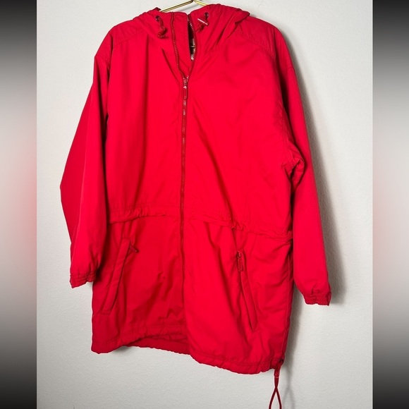 EUC Vintage Eddie Bauer 80’s/90’s Red Thinsulate 3M Coat Parka Jacket Size S - Picture 4 of 15